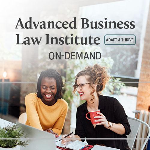 Advanced Business Law Institute 2026
